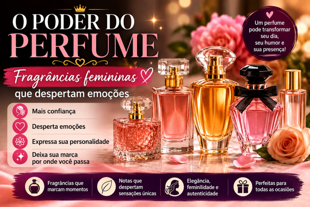 O Poder do Perfume: Fragrâncias Femininas Que Despertam Emoções