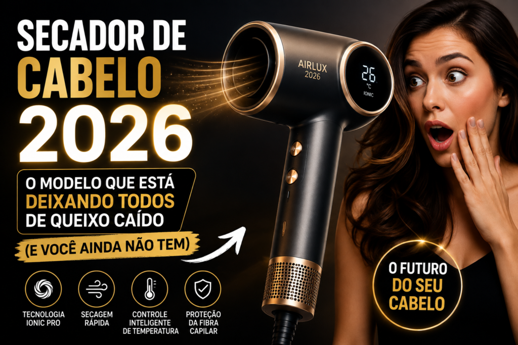 Secador de Cabelo 2026: O Modelo Que Está Deixando Todos de Queixo Caído (e Você Ainda Não Tem)