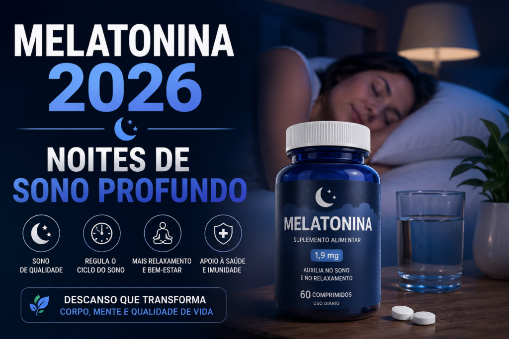 Melatonina 2026: Noites de Sono Profundo