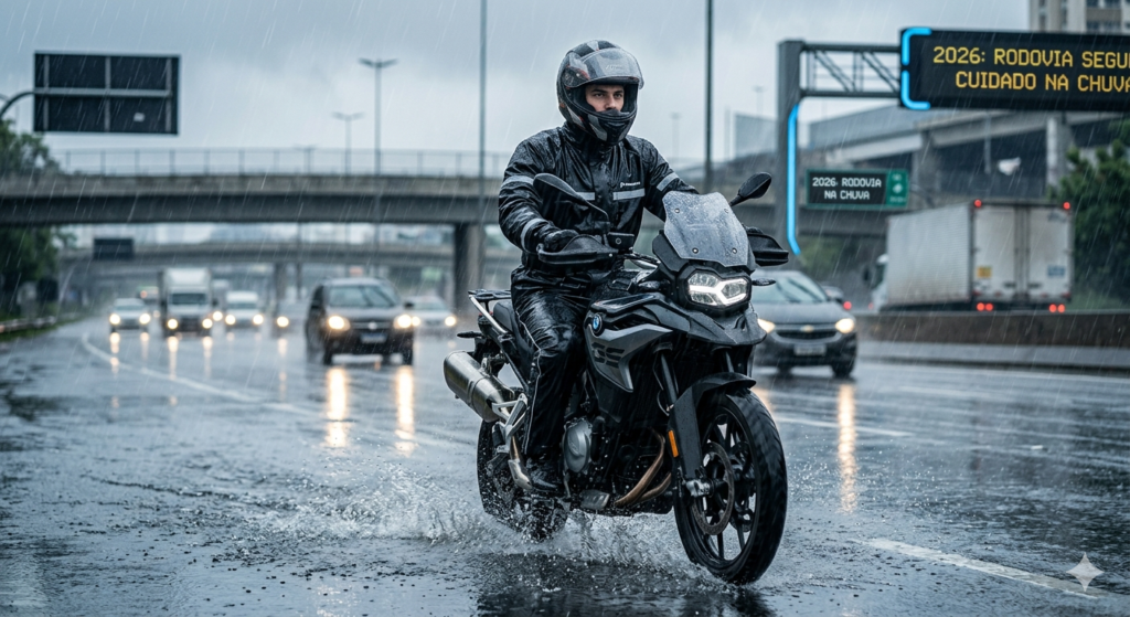Domine as Pistas em 2026: Guia Capa de Chuva Motoqueiro!
