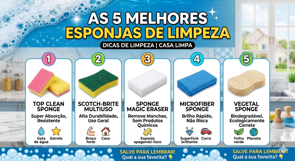 Top 5 Melhores Esponja de 2026