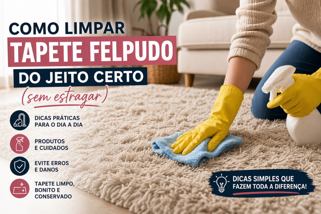 Tapete felpudo acumula poeira? Veja a verdade
