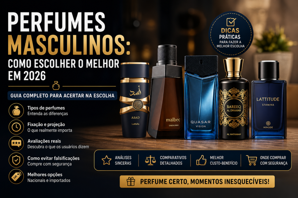 Perfumes Masculinos: Como Escolher o Melhor em 2026