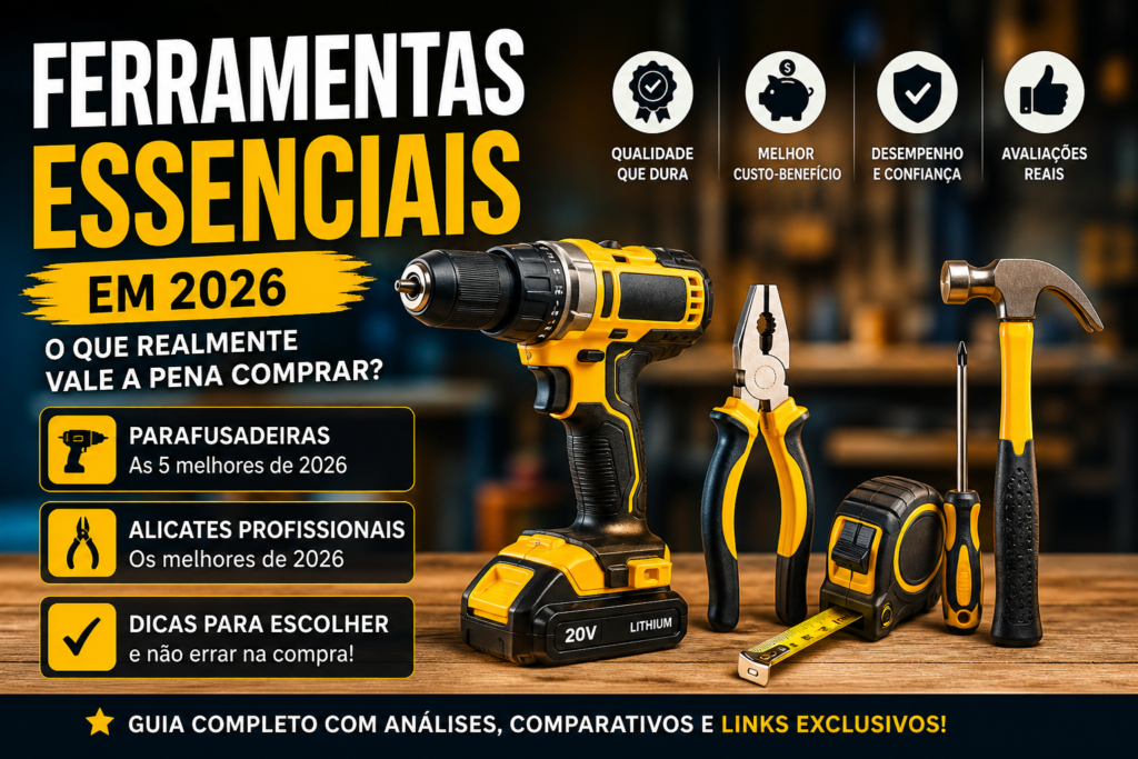 Ferramentas Essenciais em 2026: O Que Realmente Vale a Pena Comprar?