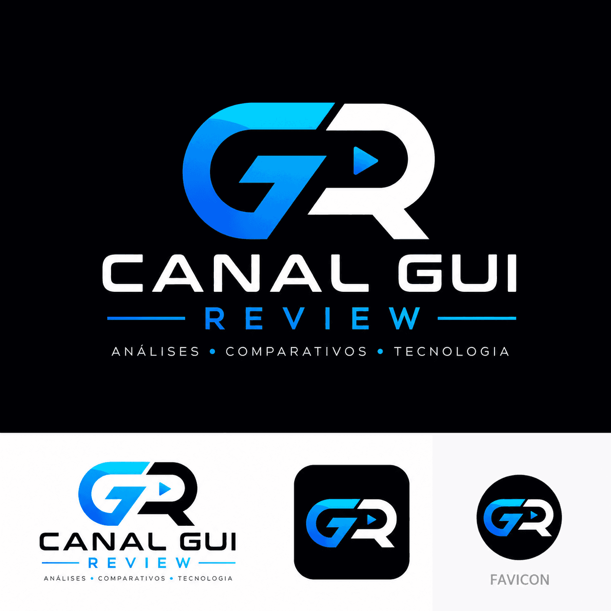 Logotipo oficial do Canal Gui Review - Análises e Reviews