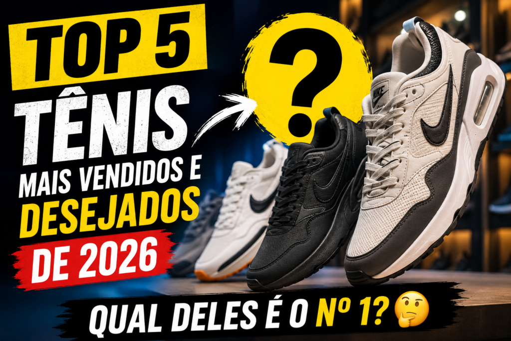 Top 5 Tênis Mais Vendidos e Desejados de 2026: Vale a Pena Conferir?