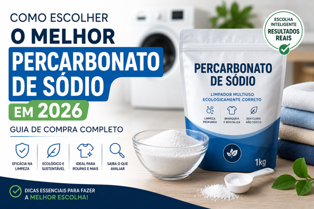 Como Escolher o Melhor Percarbonato de Sódio em 2026: Guia de Compra Completo