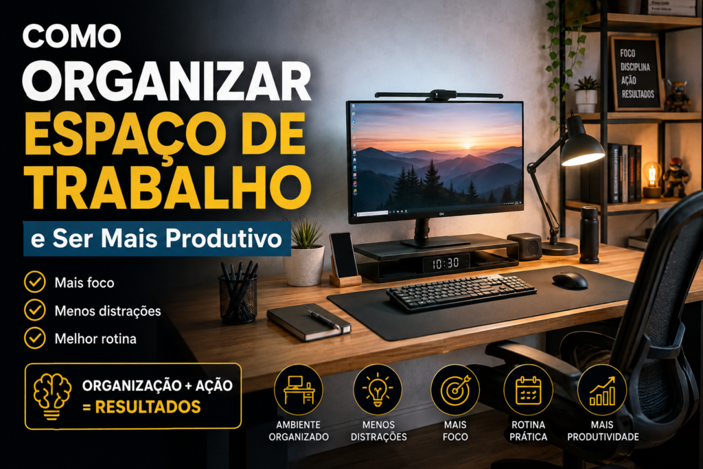 Como Organizar Espaço de Trabalho e Ser Mais Produtivo em 2026