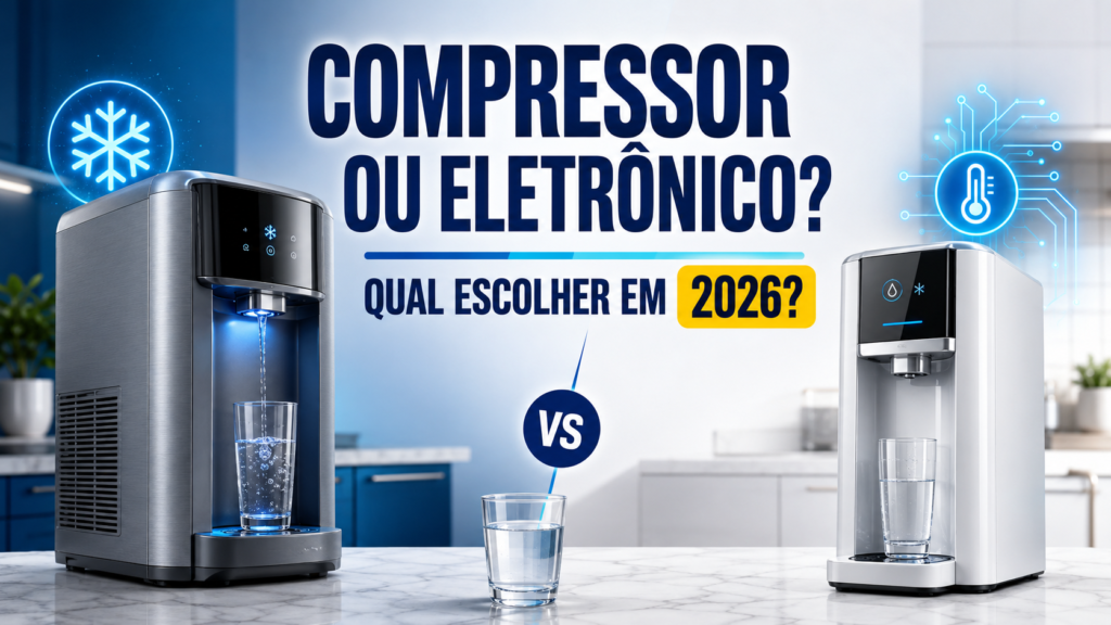Purificador com Compressor ou Eletrônico: Qual Escolher em 2026?