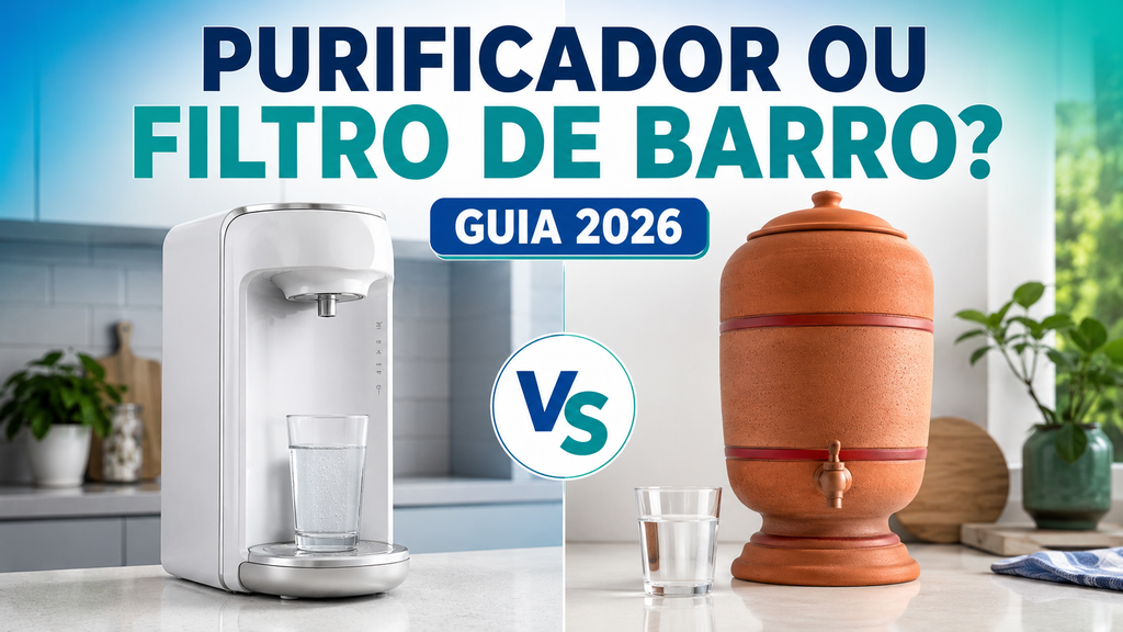 Purificador ou Filtro de Barro: Qual Vale Mais a Pena em 2026?