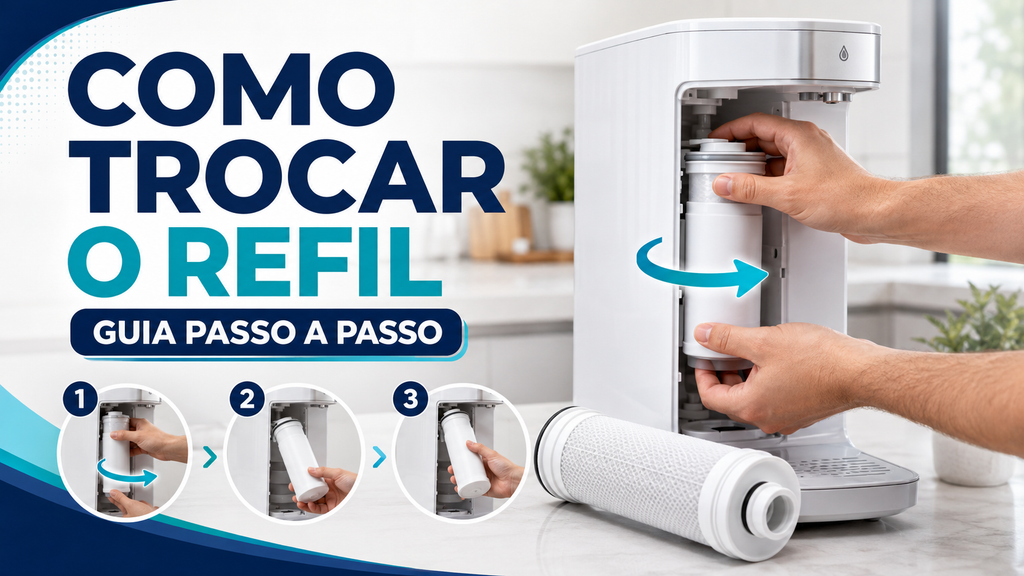 Como Trocar Refil Purificador de Água: Guia Passo a Passo