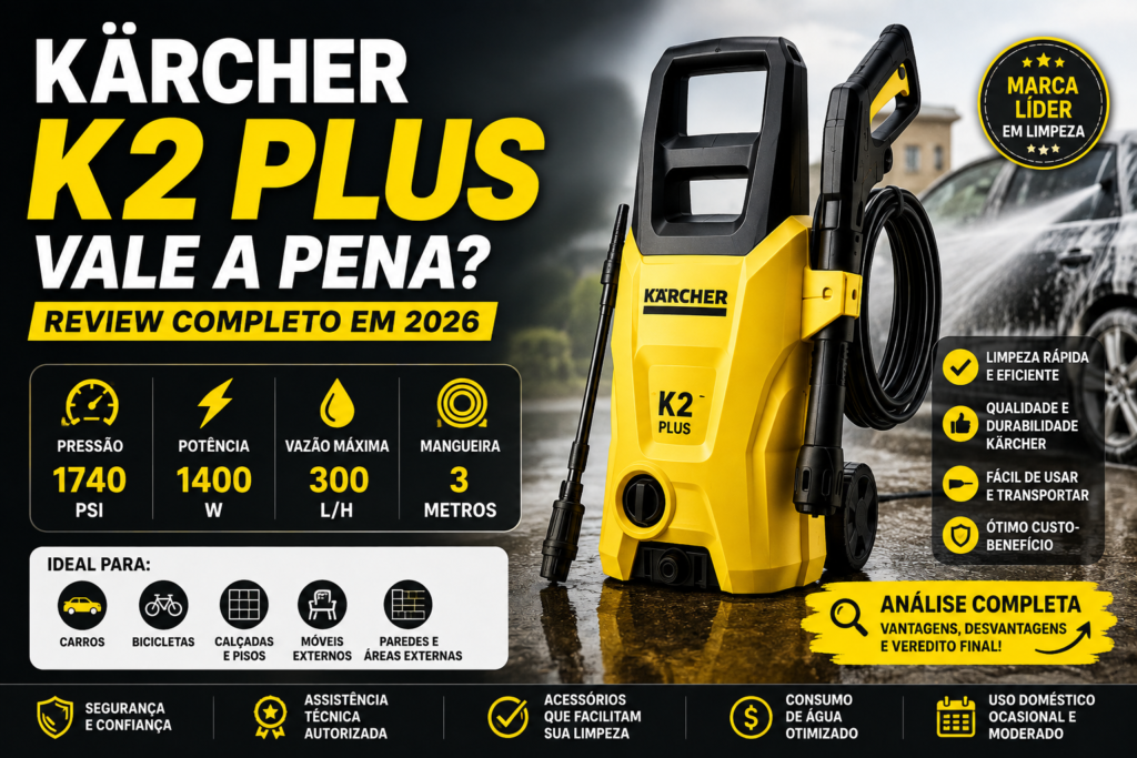Kärcher K2 Plus Vale a Pena? Review Completo em 2026